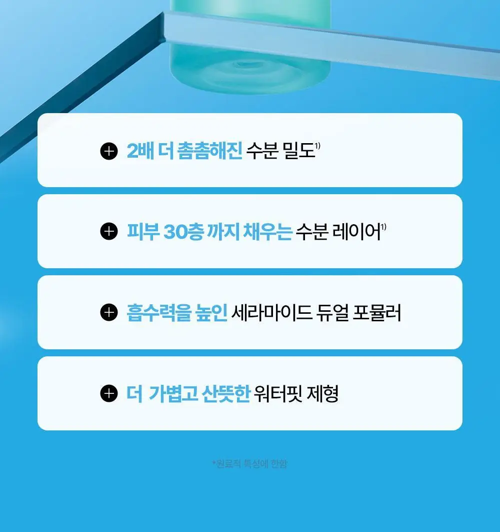 [리뉴얼/속수분쏙] 리얼베리어 워터리 히알 세럼 50ml 기획 (+20ml) 상세페이지 4